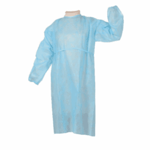 Blouse à boutons pression visiteurs non tissée UU – Lot de 10 unités.