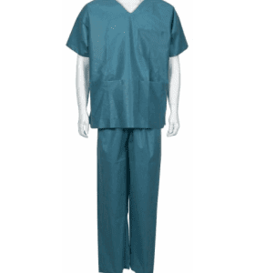Blouse médecin non tissée réutilisable – Lot de 10 unités.