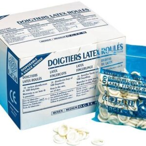 Doigtiers roulés M – Protection digitale précise et hygiénique