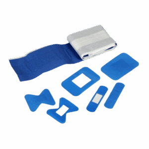 "Pansements détectables ""bleus"" support plastique"