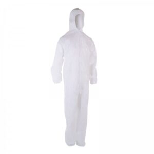 Combinaison polypropylène avec cagoule – Lot de 10 unités.