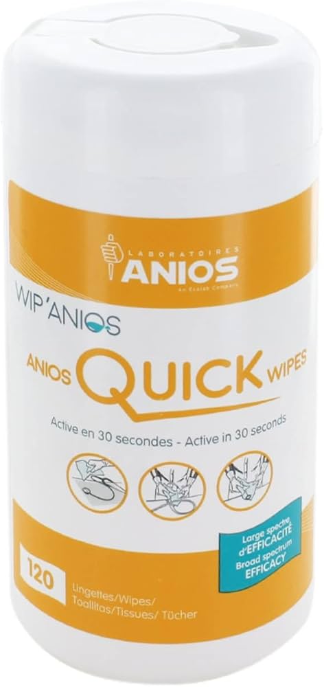 Quick Wipes – Lingettes nettoyantes biodégradables en lot de 50