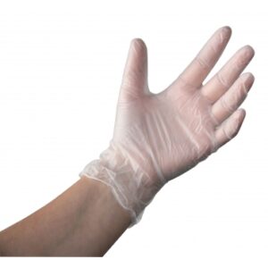 Gants d'examen vinyle sans poudre 6/7/1