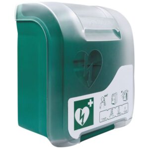 Armoire avec alarme AED PLUS – Boîtier mural sécurisé pour défibrillateur automatique