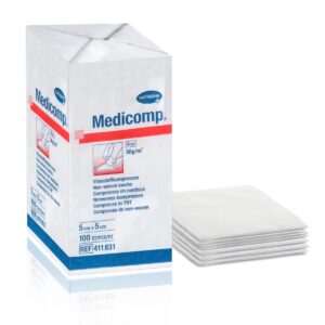 Compresses non tissées stériles 5 x 5 cm – Hygiène et protection fiables