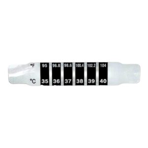 Indicateur de température frontale – Lot de 10 unités.