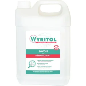 Biovisept savon liquide désinfectant 5L – Bidon économique de 5 litres pour hygiène mains professionnelle