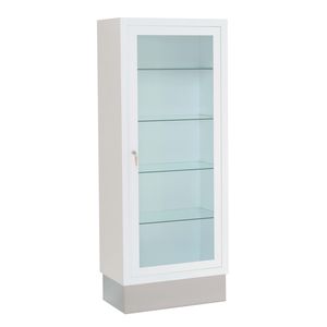 Vitrine blanche 1 porte