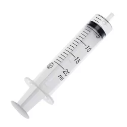 Seringues Terucristal sans latex 3 pièces 20ml