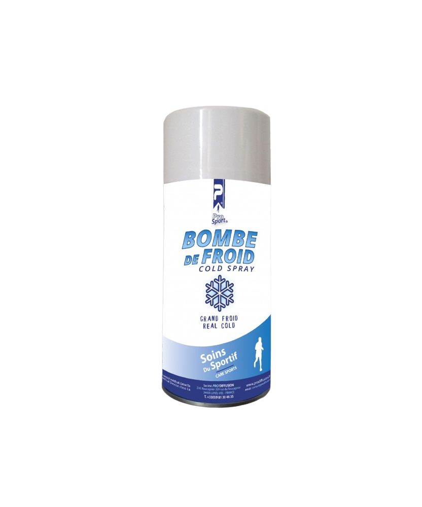 Bombes de froid 400 ml – Conditionnement : 10482 lots de 10 unités.