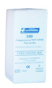 Compresses gaze non sterile 40x40/ 100