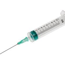 Seringues+aiguille montée