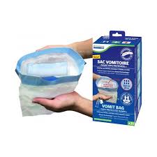 Sac vomitoire – Sachet étanche et stérile pour recueil de vomissements